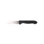 Peeler Knife Set Cuyfor Black Silver Stainless steel 7,5 cm 6 Pieces (24 Units)