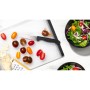 Jeu de couteaux d'éplucheur Cuyfor Noir Argenté Acier inoxydable 7,5 cm 6 Pièces (24 Unités)