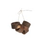 Porte-serviettes Home ESPRIT Naturel Acacia 5,5 x 5,5 x 3 cm 4 Pièces