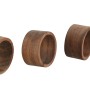 Porte-serviettes Home ESPRIT Naturel Acacia 5,5 x 5,5 x 3 cm 4 Pièces