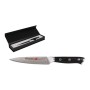 Kitchen Knife Quttin Damaskus Black Silver 12 cm (2 Units)