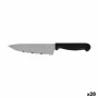 Kitchen Knife Quttin Laser Black Silver 28 x 6 x 1,3 cm (28 Units)