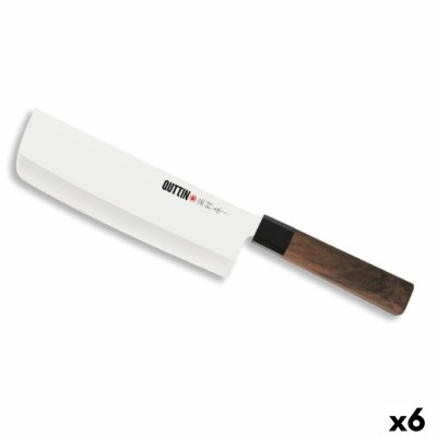 Kitchen Knife Quttin Takamura Brown Silver 17 cm (6 Units)