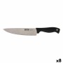Kitchen Knife Quttin Dynamic Black Silver 20 cm (8 Units)
