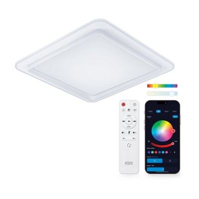 LED Flush-fitting ceiling light KSIX Celeste (3000k - 6500k)