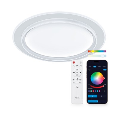 LED Flush-fitting ceiling light KSIX Sfera (3000k - 6500k)