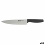 Kitchen Knife Quttin Laos Black Silver 20 cm (24 Units)