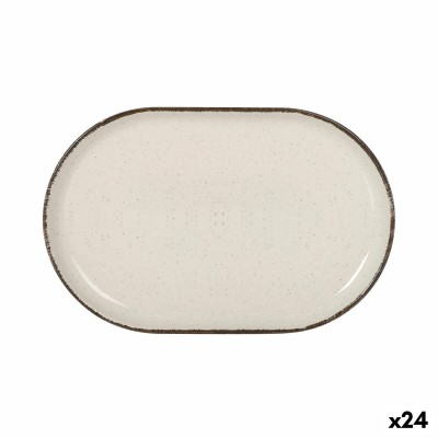 Serving Platter La Mediterránea Anllo Oval 20 x 13 x 2 cm (24 Units)