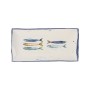 Plat à Gratin La Mediterránea Peixe Rectangulaire Poissons 30 x 15 x 2 cm (18 Unités)