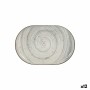 Serving Platter La Mediterránea Vortex Oval 30 x 20 x 2,5 cm (12 Units)