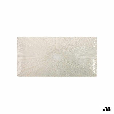 Serving Platter La Mediterránea Anya Rectangular 30 x 15 x 2 cm (18 Units)