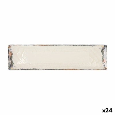 Serving Platter La Mediterránea Albus Rectangular 30 x 8 x 2 cm (24 Units)