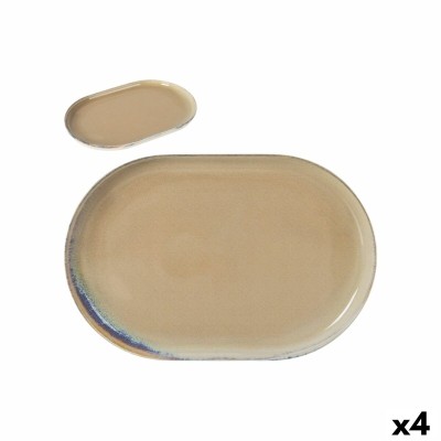 Serving Platter La Mediterránea Cies Oval 30 x 20 x 2,5 cm (4 Units)