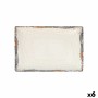 Serving Platter La Mediterránea Albus Rectangular 30 x 20 x 2,5 cm (6 Units)