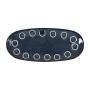 Serving Platter La Mediterránea Macarella blue Oval 29 x 13,5 x 2,4 cm (24 Units)