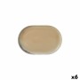 Serving Platter La Mediterránea Cies Oval 20 x 13 x 2 cm (6 Units)