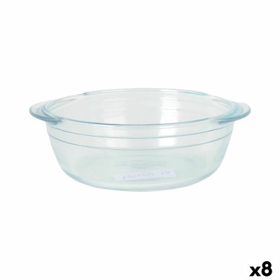 Serving Platter Quttin Quttin Glass 2,3 L 26 cm (8 Units)