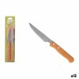 Meat Knife Set Inde NATURA Brown Silver 10,5 cm 4 Pieces (12 Units)