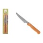 Meat Knife Set Inde NATURA Brown Silver 10,5 cm 4 Pieces (12 Units)
