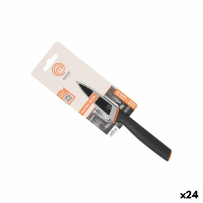 Kitchen Knife MasterChef Black Silver 9 cm (24 Units)