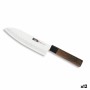 Kitchen Knife Quttin SANTOKU Takamura Brown Silver 17 cm (12 Units)
