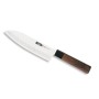 Kitchen Knife Quttin SANTOKU Takamura Brown Silver 17 cm (12 Units)