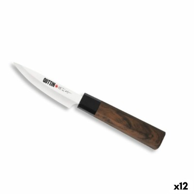 Kitchen Knife Quttin PETTY Takamura Brown Silver 9 cm (12 Units)