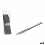 Set de couteaux réutilisables Algon Argenté Plastique 20 cm 10 Pièces (24 Unités)