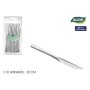 Set de couteaux réutilisables Algon Argenté Plastique 20 cm 10 Pièces (24 Unités)