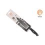 Couteau de cuisine MasterChef Chef Noir Argenté 15 cm (18 Unités)
