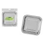 Plate set Algon Silver 26 cm 3 Pieces (18 Units)