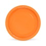 Plate set Algon Orange 20 cm 10 Pieces (24 Units)