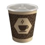 Set of glasses Algon Brown 200 ml 10 Pieces (18 Units)