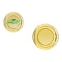 Plate set Algon Golden 23 cm 10 Pieces (18 Units)