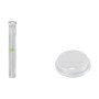 Set of lids for glasses Algon 250 ml 100 Pieces (12 Units)