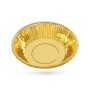 Plate set Algon Golden 450 ml 6 Pieces (18 Units)