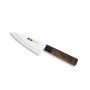 Couteau de cuisine Quttin DEBA Takamura Marron Argenté 11 cm (12 Unités)