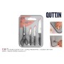 Ensemble de Couteaux Quttin Nero 5 Pièces (4 Unités)