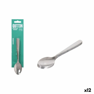Dessert spoon Quttin Madrid 6 Pieces (12 Units)