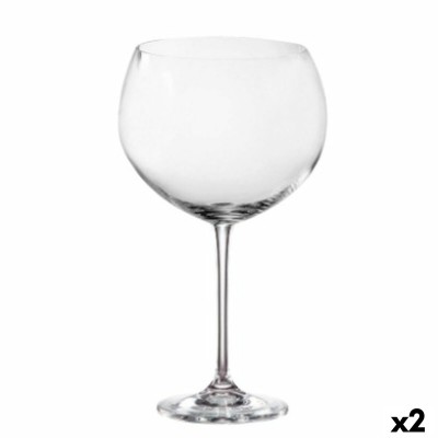 Set de Verres pour Gin Tonic Bohemia Crystal Enebro 850 ml 4 Pièces (2 Unités) (4 Unités)