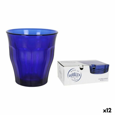 Set of glasses Duralex Picardie Blue Crystal 6 Pieces 250 ml (12 Units)
