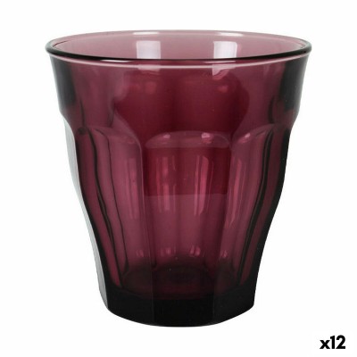 Set of glasses Duralex Picardie Purple 4 Pieces 250 ml (12 Units)