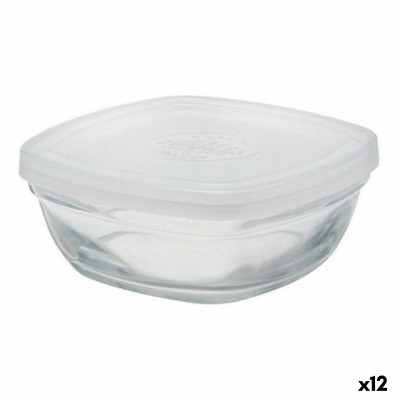 Panier-repas carré avec couvercle Duralex FreshBox Transparent 150 ml (12 Unités)