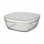 Panier-repas carré avec couvercle Duralex FreshBox 3 L 23 x 23 x 9 cm (4 Unités)  