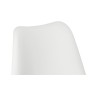 Chair DKD Home Decor 48 x 55 x 83 cm White polypropylene Beech