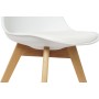 Chair DKD Home Decor 48 x 55 x 83 cm White polypropylene Beech