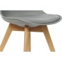 Chair DKD Home Decor 48 x 55 x 83 cm Foam Grey Brown polypropylene Beech