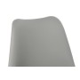Chaise DKD Home Decor 48 x 55 x 83 cm Mousse Gris Marron polypropylène Hêtre