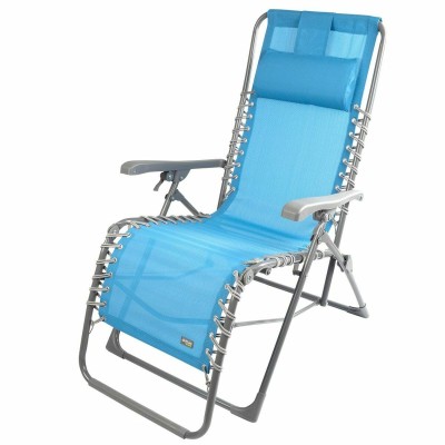 Sun-lounger Aktive Blue textilene 160 x 52 x 76 cm
