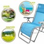 Sun-lounger Aktive Blue textilene 160 x 52 x 76 cm